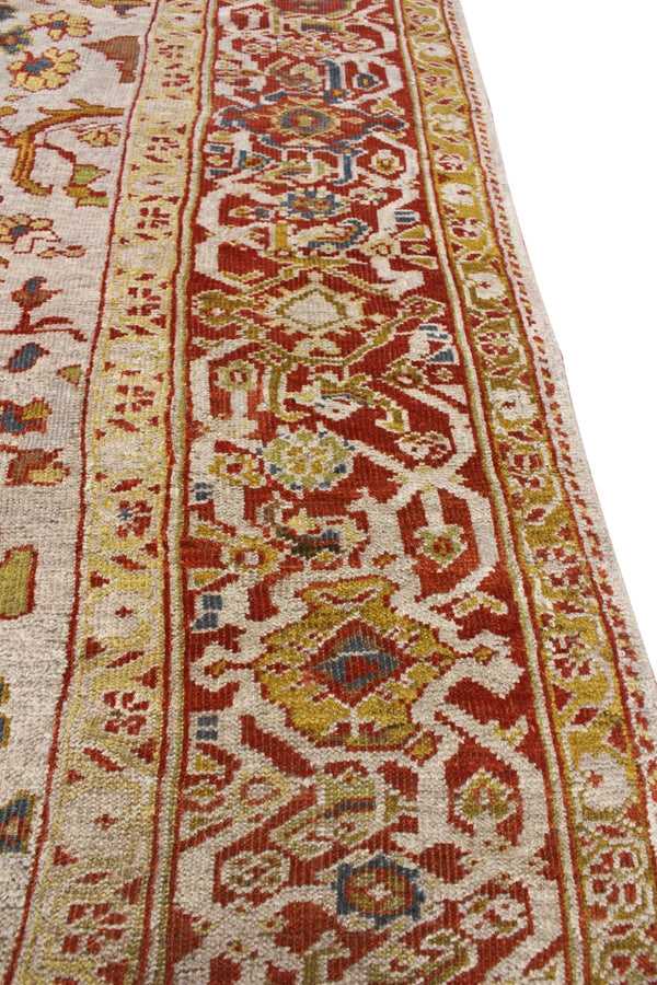 8'4x13'4 Mushkabad Hand Knotted