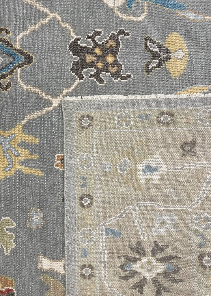 8'4"x9'10" Izmir Oushak Hand Knotted