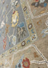 8'4"x9'10" Izmir Oushak Hand Knotted