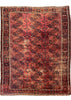 8'5"x10'5" Ersari Turkmen Hand Knotted