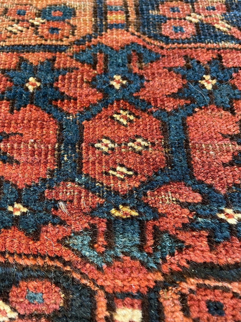 8'5"x10'5" Ersari Turkmen Hand Knotted