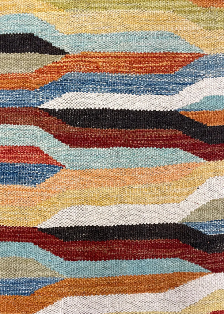 8'6"x11'7" Kilim Hand Knotted