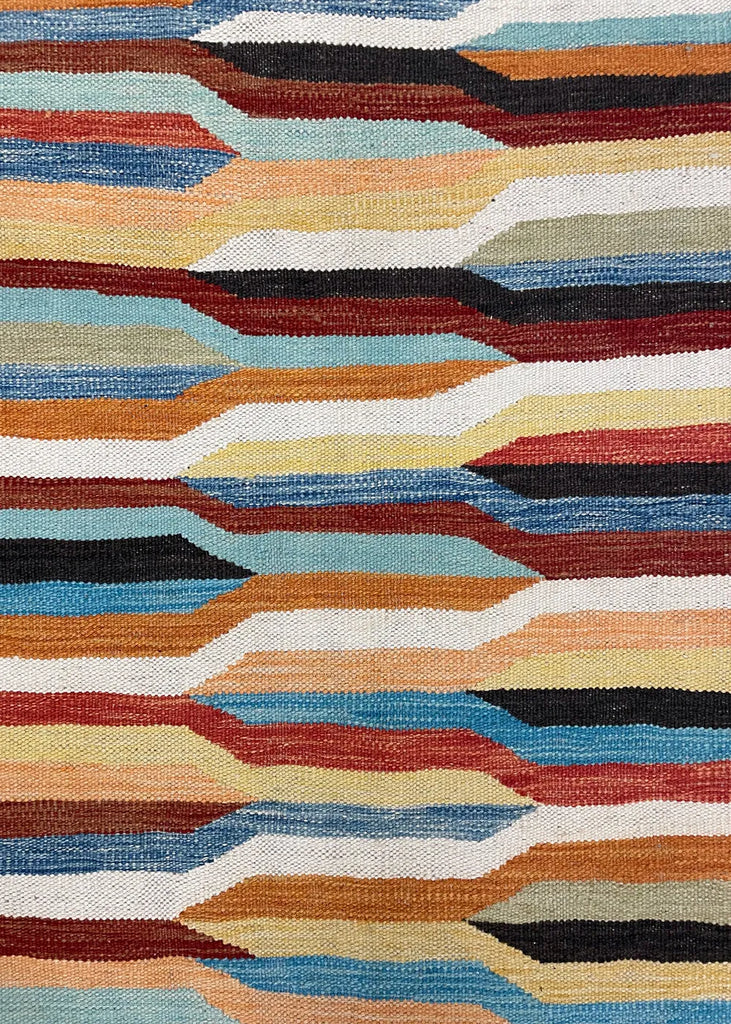 8'6"x11'7" Kilim Hand Knotted