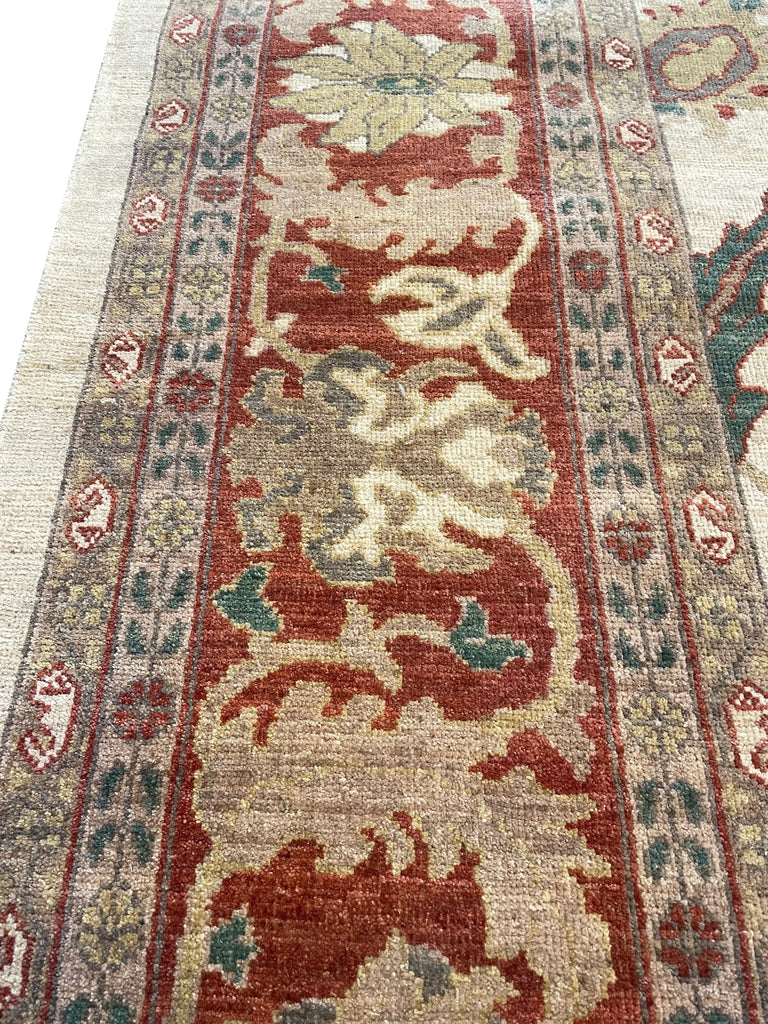 8'7"x12'4" Sultanabad Hand Knotted