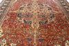 8'7x13' Farahan Sarouk Hand Knotted