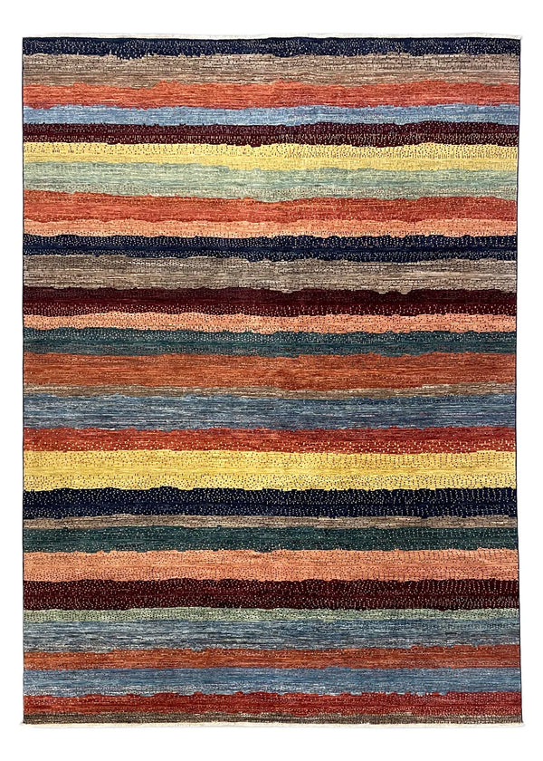 8'8"x11'11" Gabbeh Hand Knotted