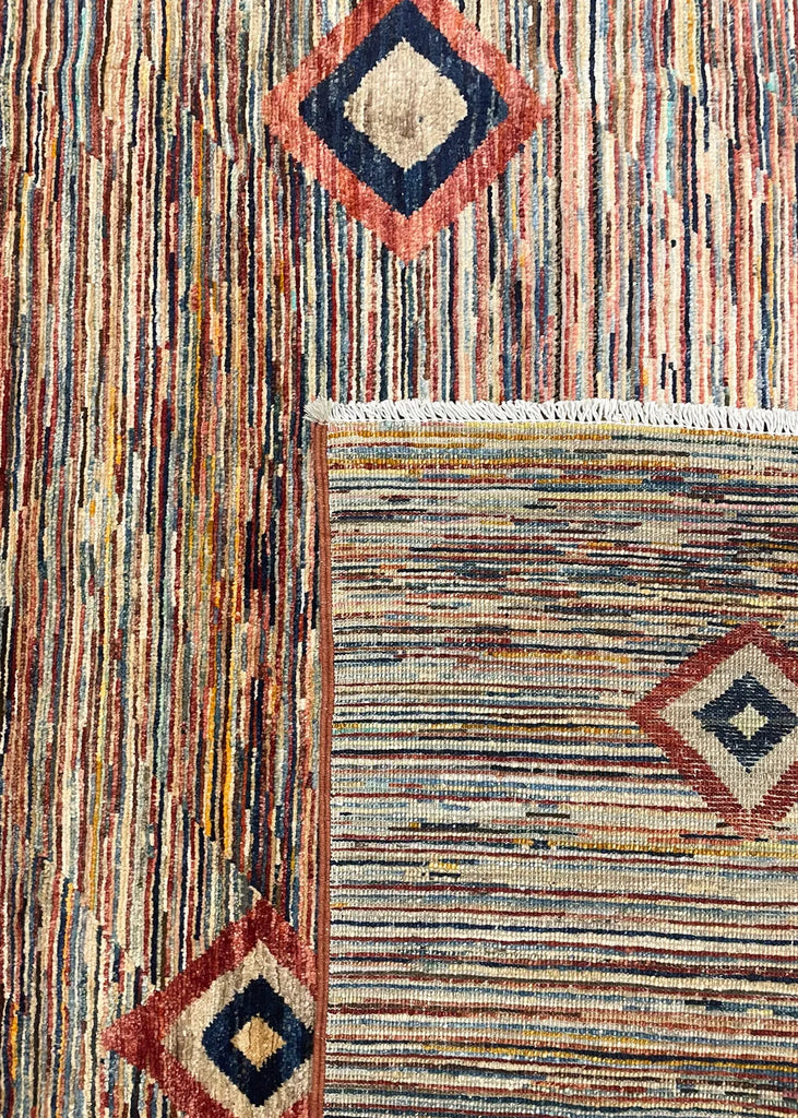 8'8"x11'7" Gabbeh Hand Knotted