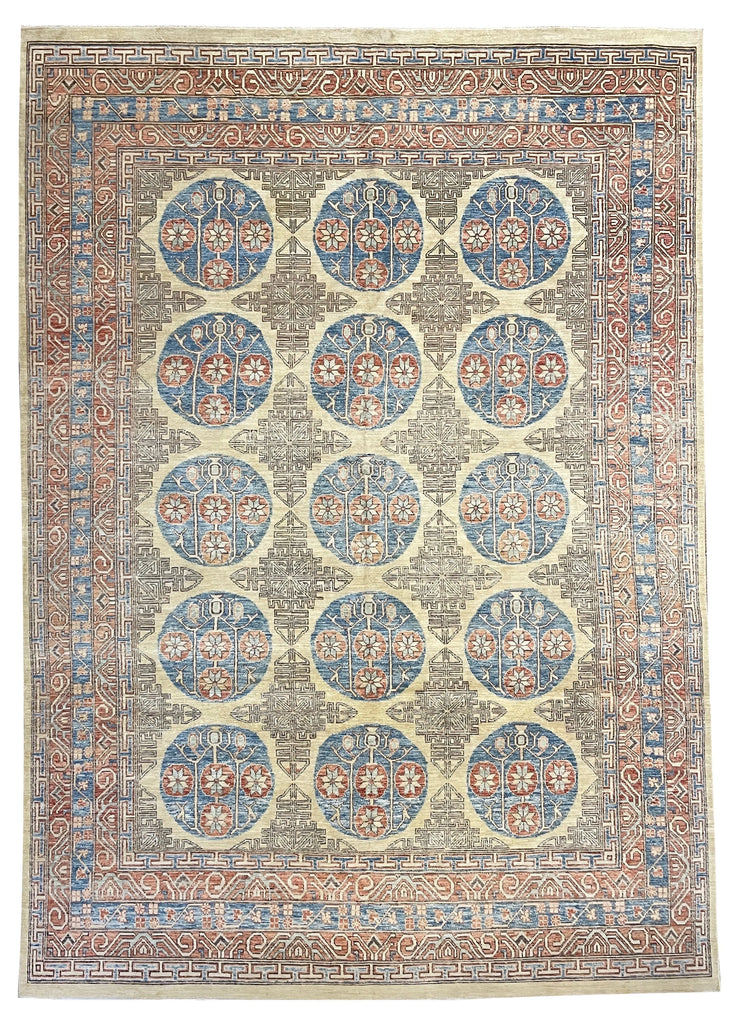 8'8"x12' Pak-Khotan Hand Knotted