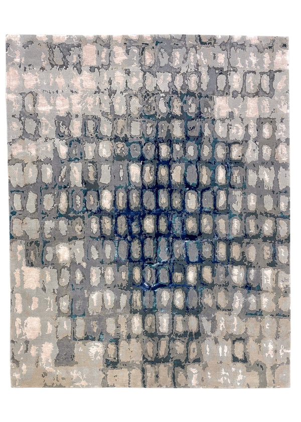 8x10 Arctic Hand Knotted