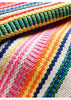 8x10 Bright Stripe (s) Hand Woven