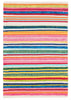 8x10 Bright Stripe (s) Hand Woven