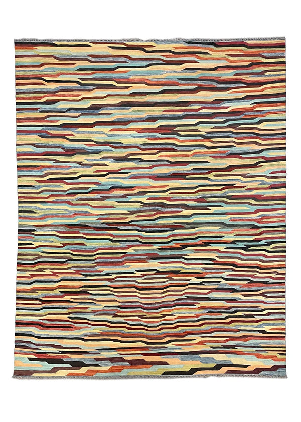 8'x9'10" Kilim Hand Knotted