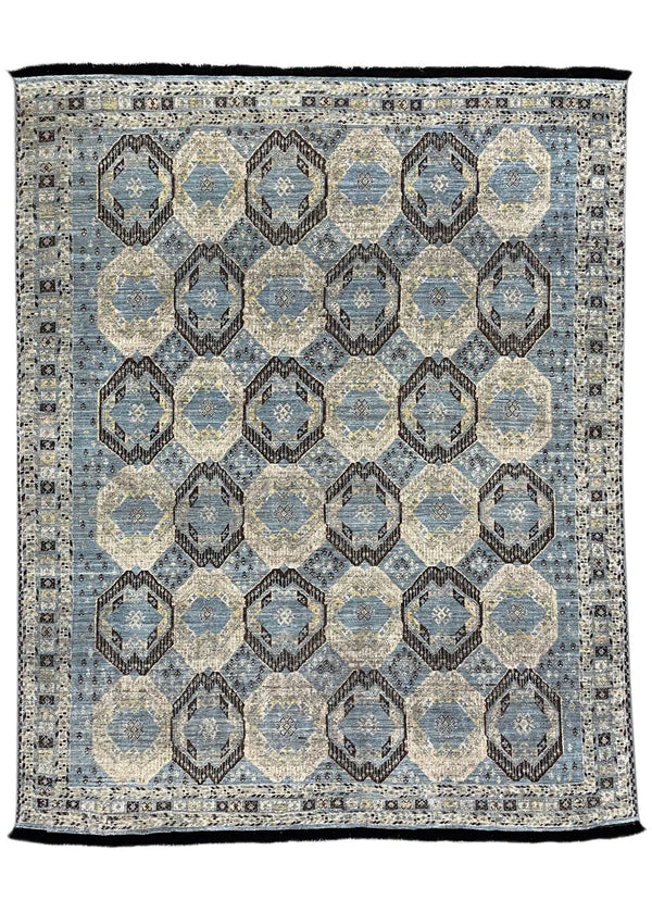 8'x9'11" Burano Beshir Hand Knotted