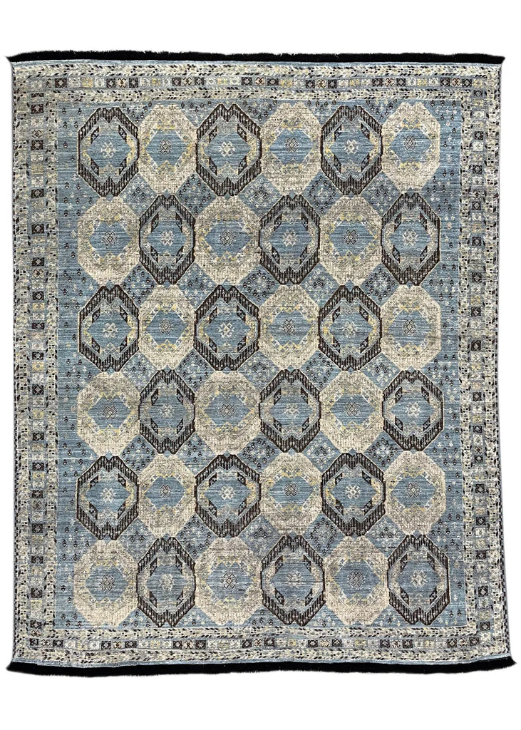 8'x9'11" Burano Beshir Hand Knotted