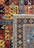 8'x9'8" Ersari Turkmen Hand Knotted