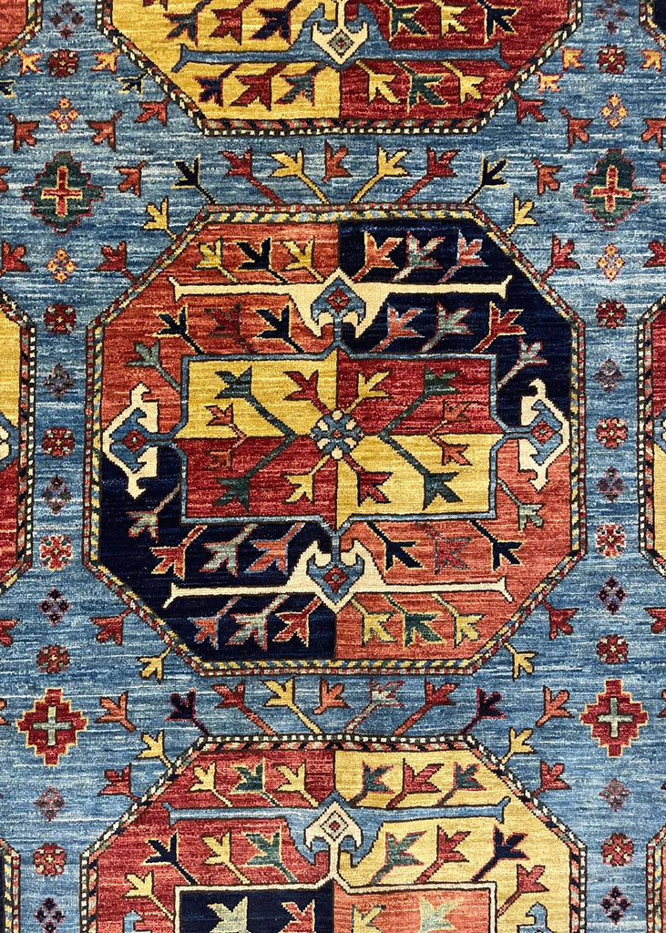 8'x9'8" Ersari Turkmen Hand Knotted