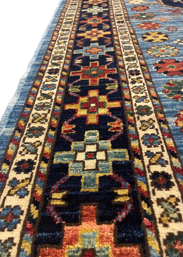 8'x9'8" Ersari Turkmen Hand Knotted