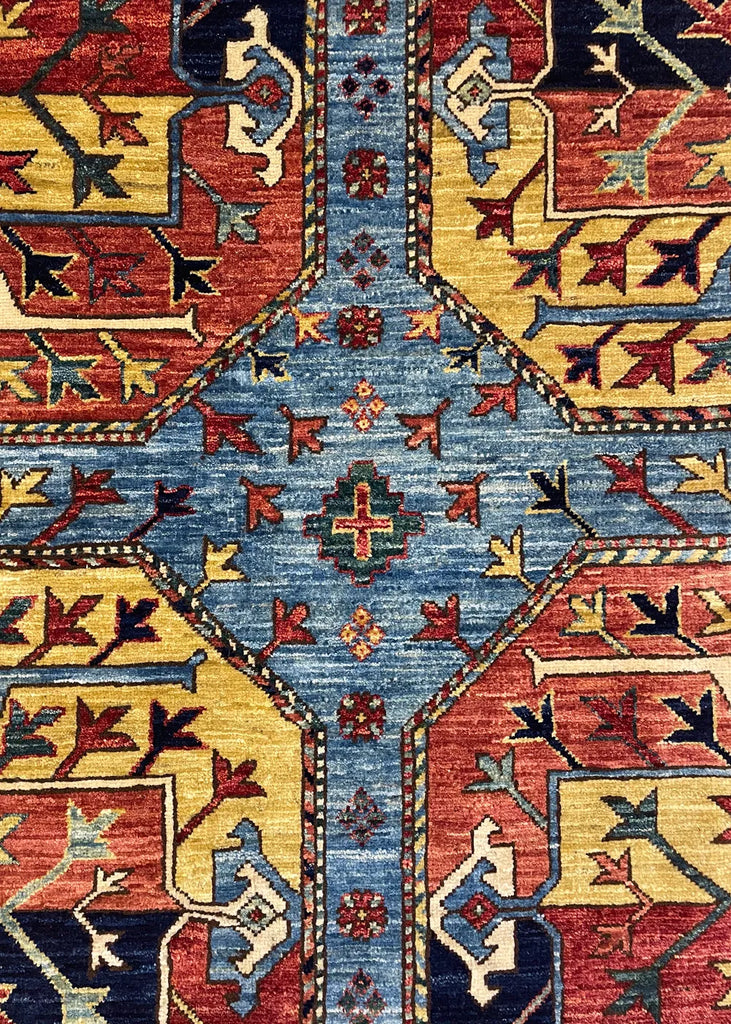 8'x9'8" Ersari Turkmen Hand Knotted