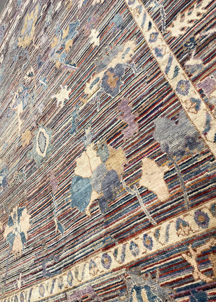8'x9'8" Gabbeh Oushak Hand Knotted