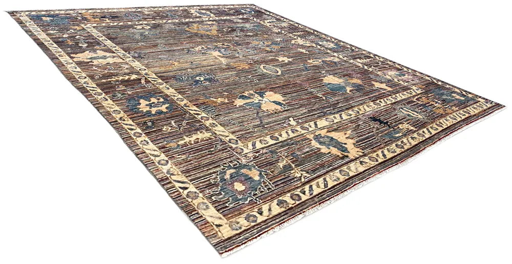8'x9'8" Gabbeh Oushak Hand Knotted