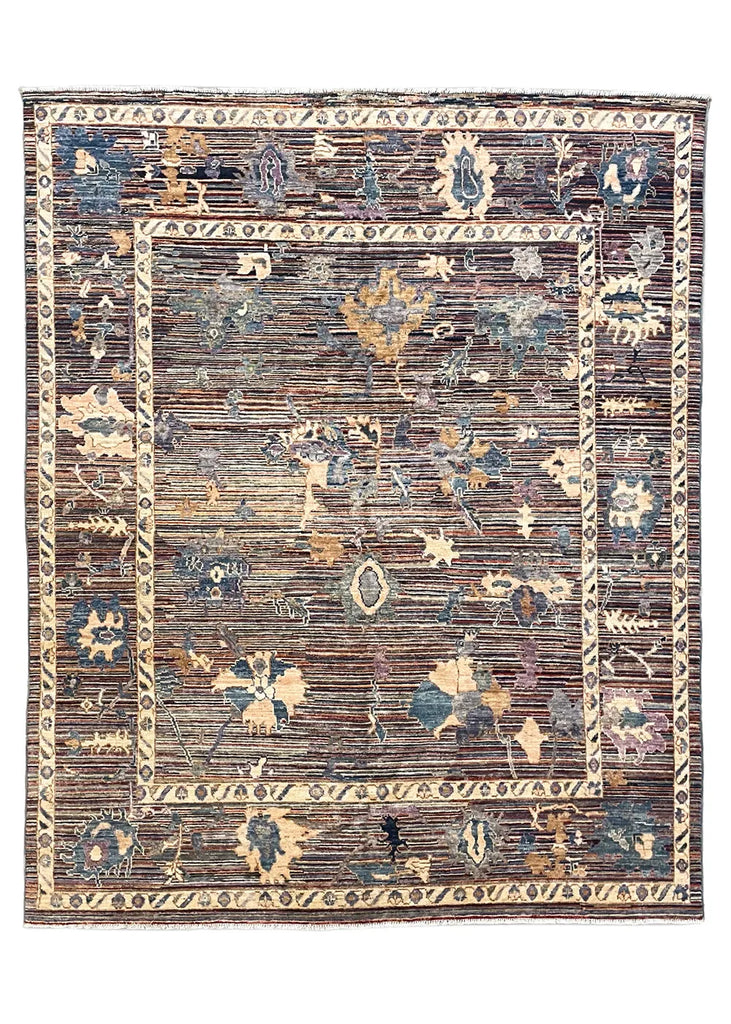 8'x9'8" Gabbeh Oushak Hand Knotted
