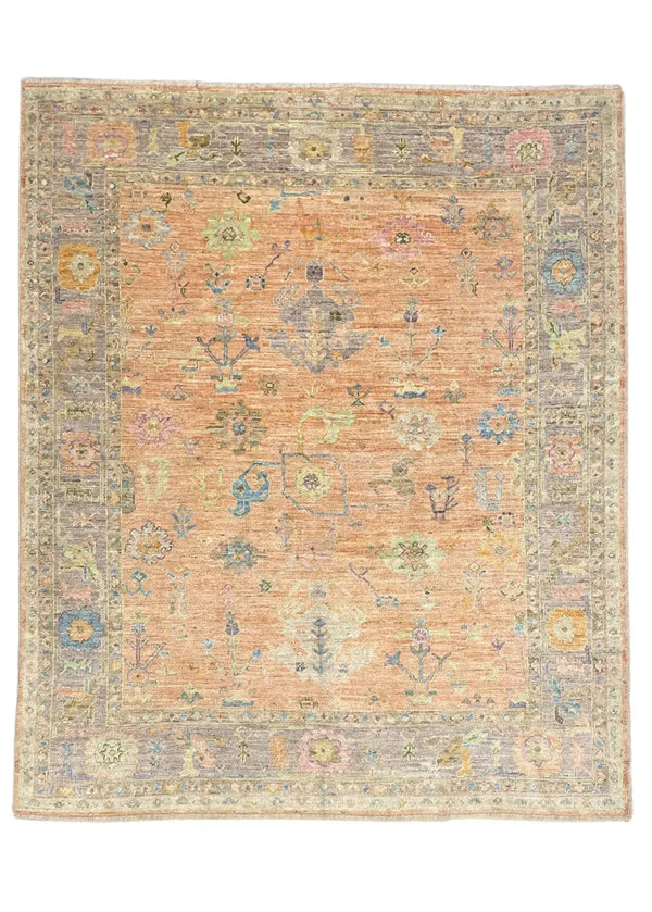 8'x9'8" Oushak (s) Hand Knotted