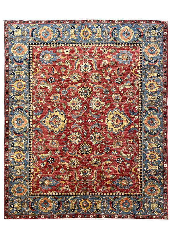 8'x9'9" Sultanabad Hand Knotted