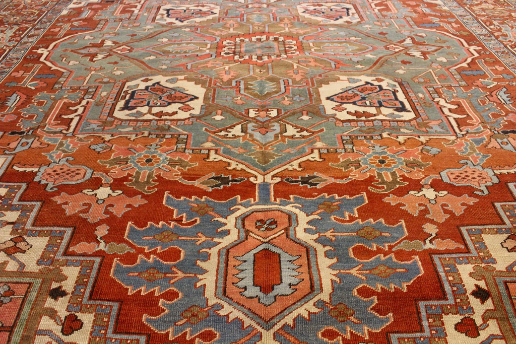 9'10"x13'2" Serapi Heriz Hand Knotted
