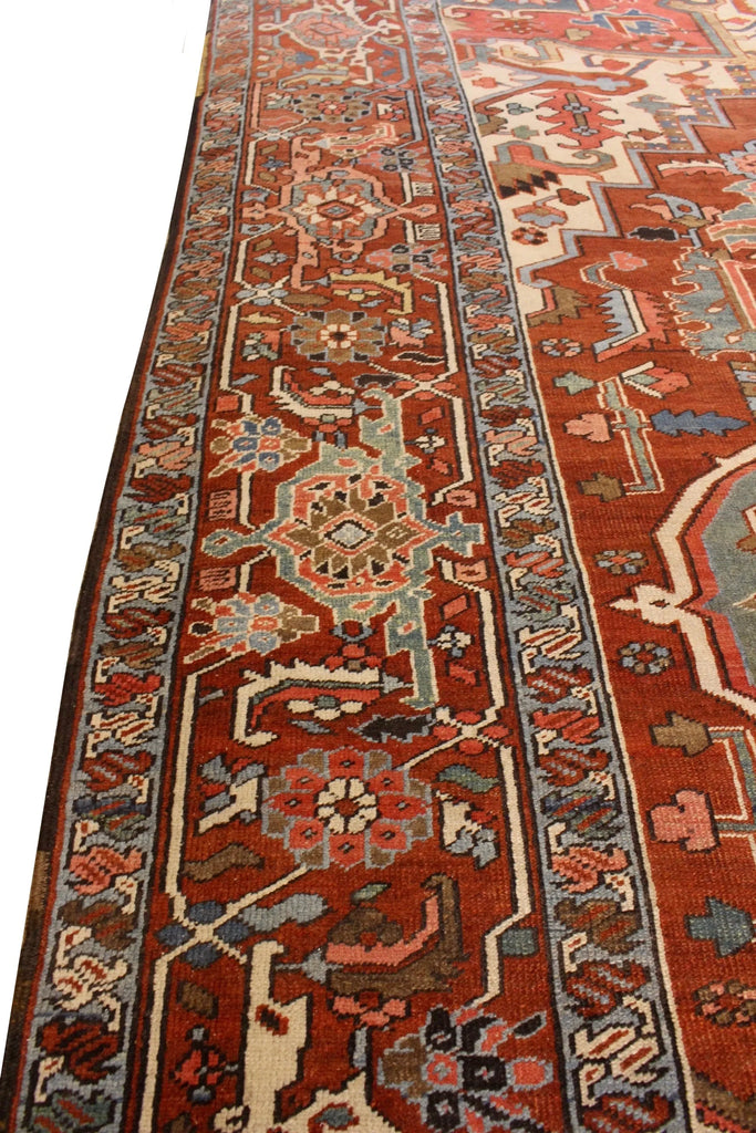 9'10"x13'2" Serapi Heriz Hand Knotted