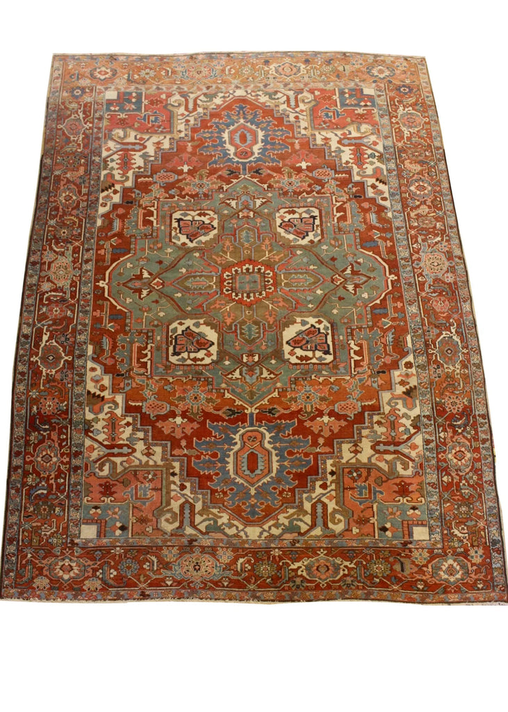 9'10"x13'2" Serapi Heriz Hand Knotted