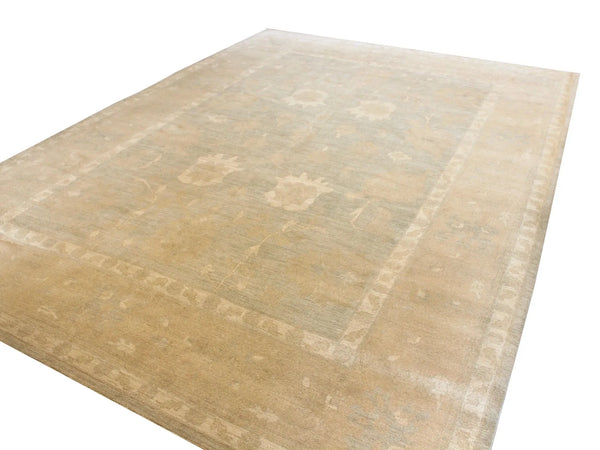 9'10"x13'8" Oushak (s) Hand Knotted