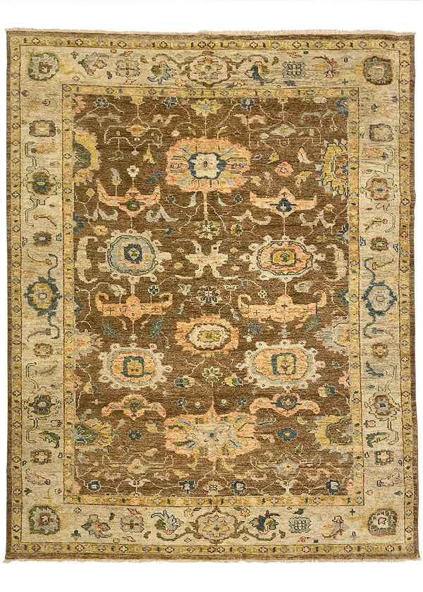 9'10"x13'9" Tribal Oushak Rugs