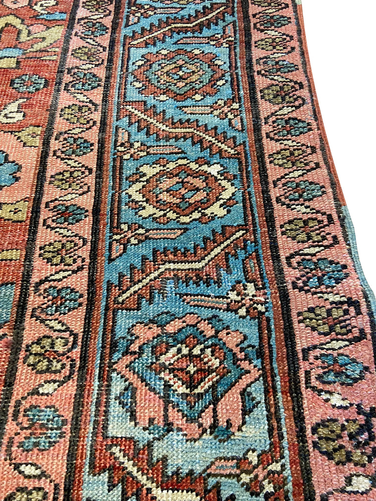 9'10"x14'8" Heriz/ Bakshiesh Hand Knotted
