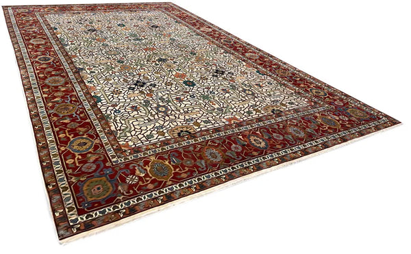 9'11"x14'2" Arabesque Hand Knotted