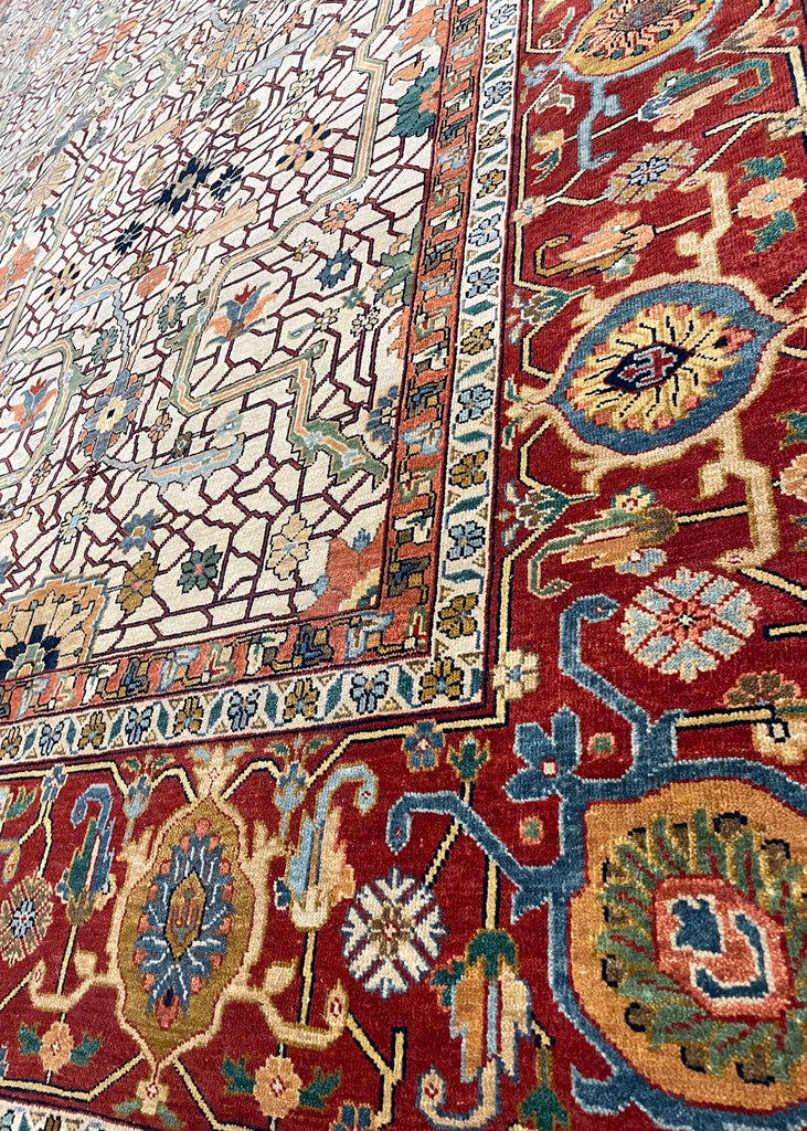 9'11"x14'2" Arabesque Hand Knotted