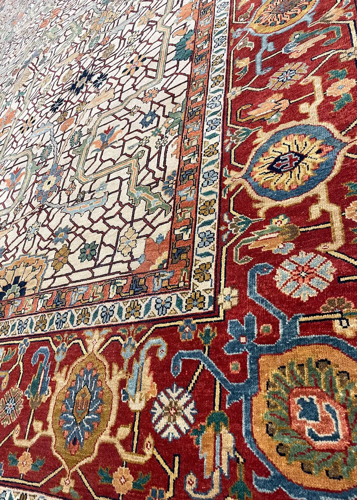 9'11"x14'2" Arabesque Hand Knotted