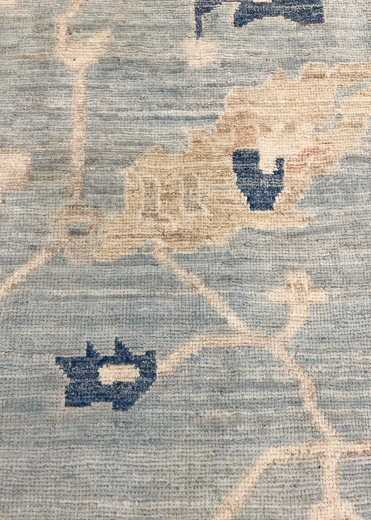 9'11"x14'2" Oushak Hand Knotted
