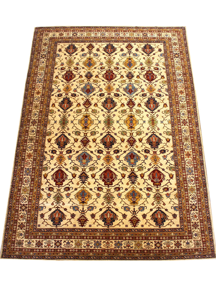 9'11"x14' Noor Kazak Hand Knotted