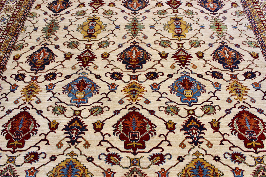 9'11x14' Noor Kazak (s) Hand Knotted