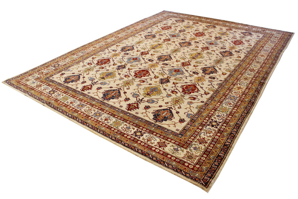 9'11x14' Noor Kazak (s) Hand Knotted