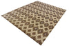 9'1x11'11 Ikat (s) Hand Knotted