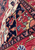 9'1"x11'11" Medallion Heriz Hand Knotted