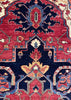 9'1"x11'11" Medallion Heriz Hand Knotted
