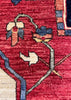 9'1"x11'11" Medallion Heriz Hand Knotted