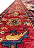 9'1"x11'11" Medallion Heriz Hand Knotted