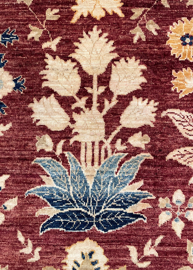 9'1"x11'11" Mughul Hand Knotted