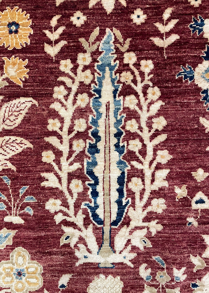 9'1"x11'11" Mughul Hand Knotted