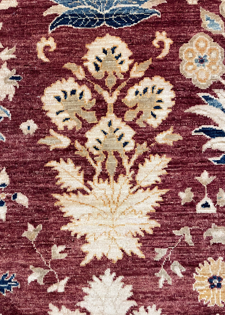 9'1"x11'11" Mughul Hand Knotted