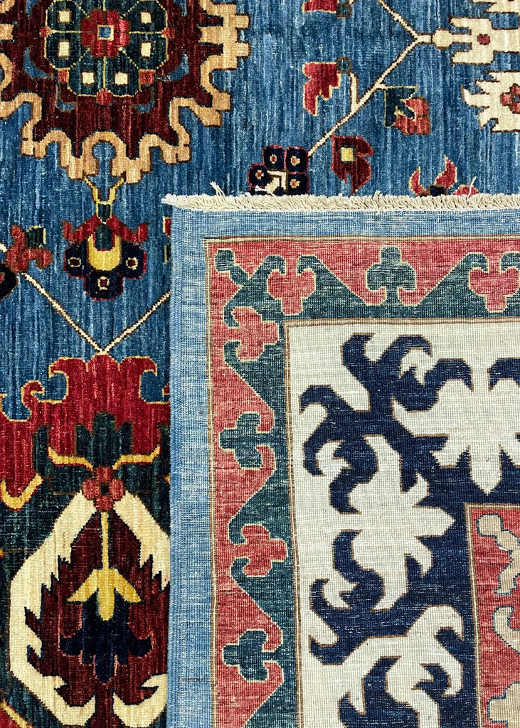 9'1"x11'5" Nooristan Afshan Hand Knotted