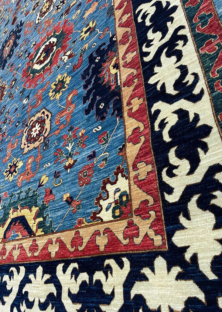 9'1"x11'5" Nooristan Afshan Hand Knotted